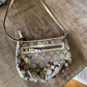 Coach cross body purse